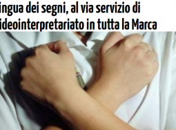 Lingua dei segni, al via servizio di video-interpretariato in tutta la Marca